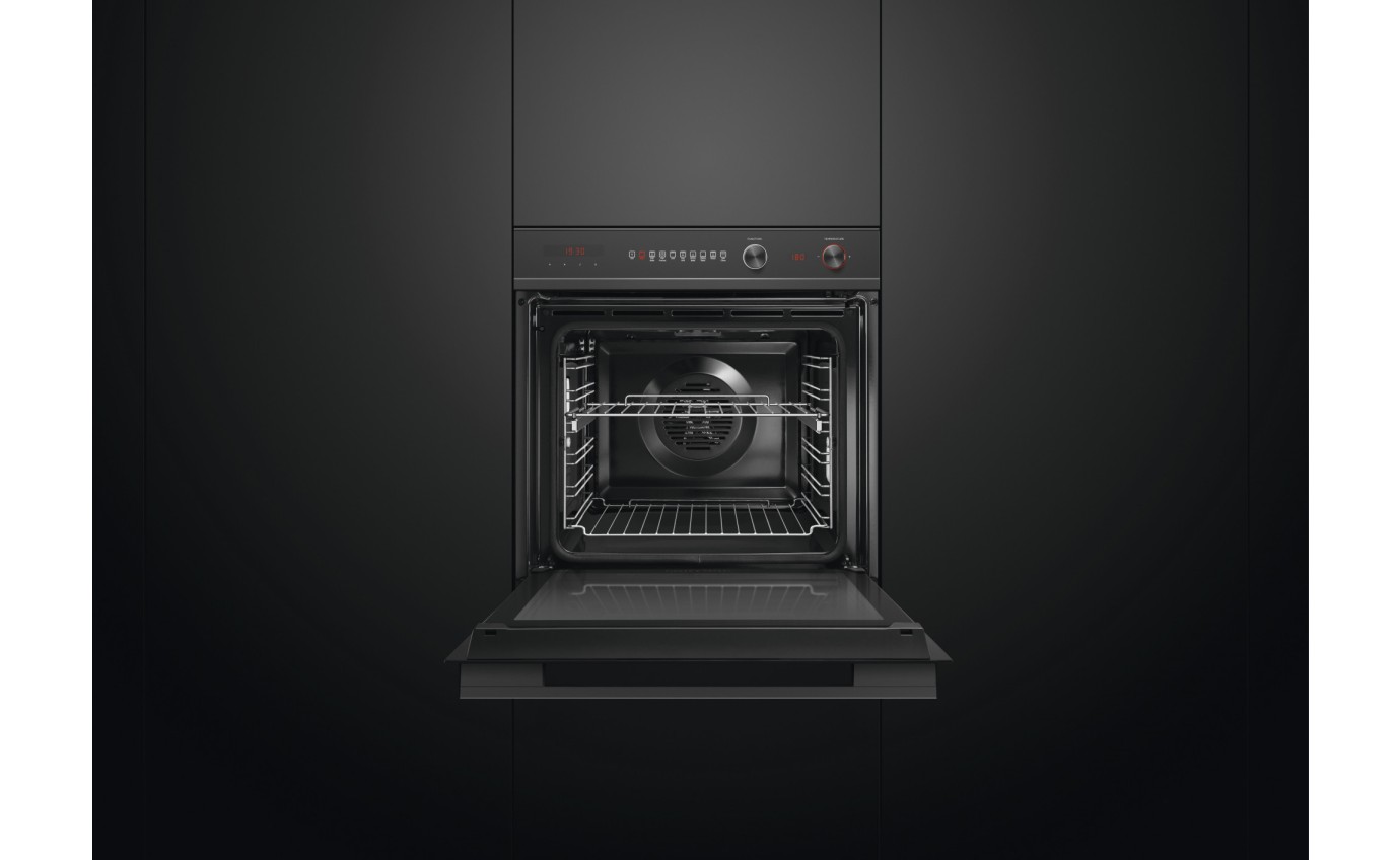 Fisher & Paykel 60cm Series 7 Contemporary Pyrolytic Oven, 9 Function OB60SD9PB1