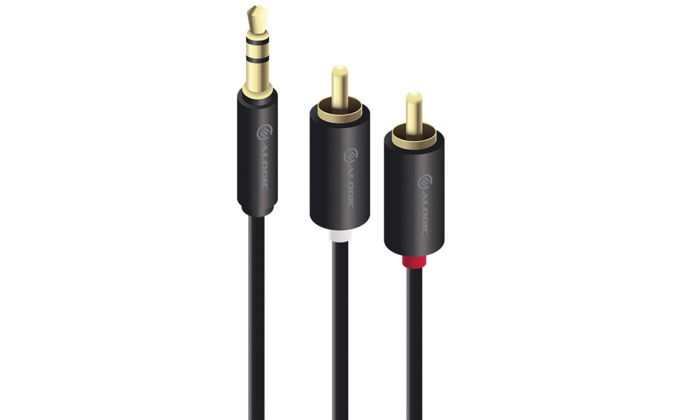ALOGIC 3.5mm Stereo to RCA Stereo Cable (2m) ADSPL02