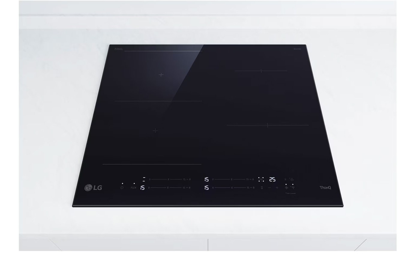 LG 60cm 4 Zone Induction Cooktop BCI607T4BG