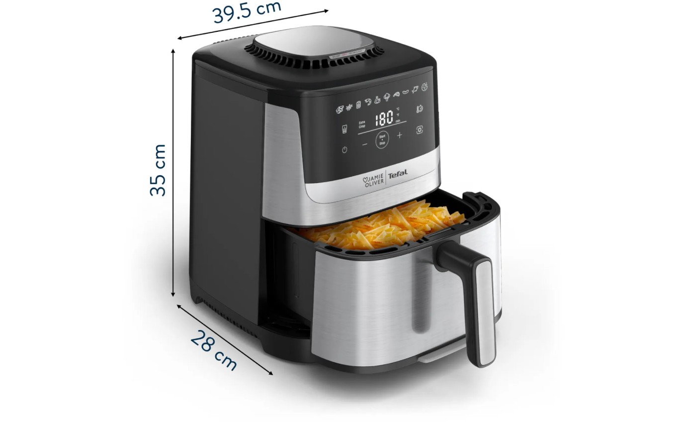Tefal Jamie Oliver Quiet & Easy Air Fryer EY55JD