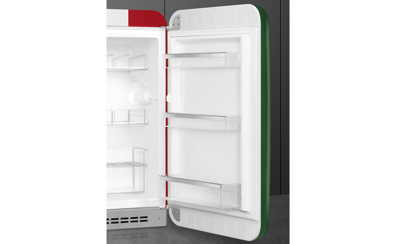 Smeg 135L 50's Style Refrigerator (Italian Flag) FAB10HRDIT6