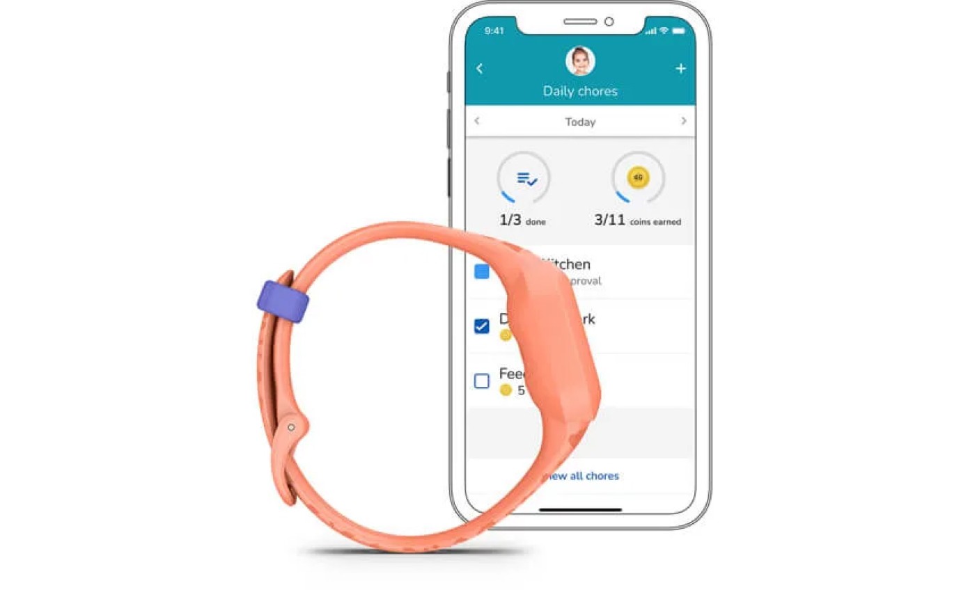 Garmin vivofit jr. 3 (Peach Leopard) 0100244124