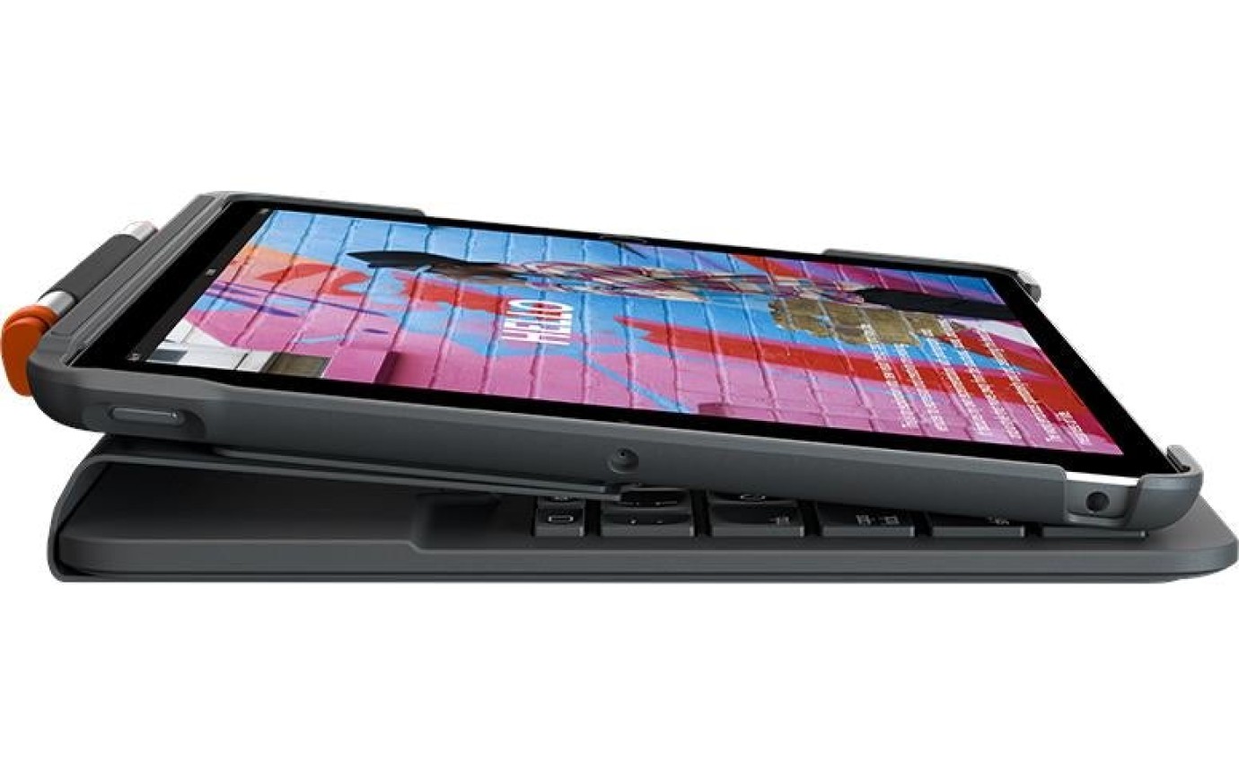 Logitech Slim Folio Case for iPad 10.2-inch (7th/8th/9th Gen) [Graphite] 920009469