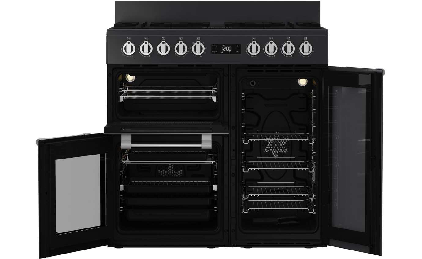 Beko 90cm Freestanding Cooker (Anthracite) BRC916GMAN