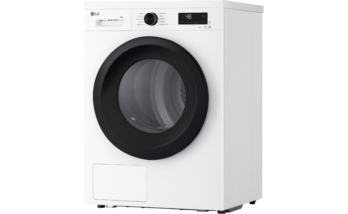 LG 8kg Series 1 Heat Pump Dryer (White) DVH108WP