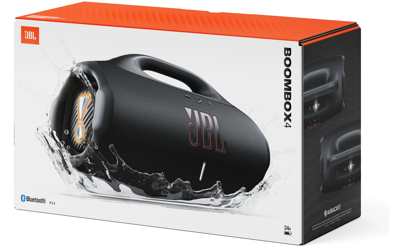 JBL Boombox 4 Portable Bluetooth Speaker (Black) JBLBOOMBOX4BLKAS