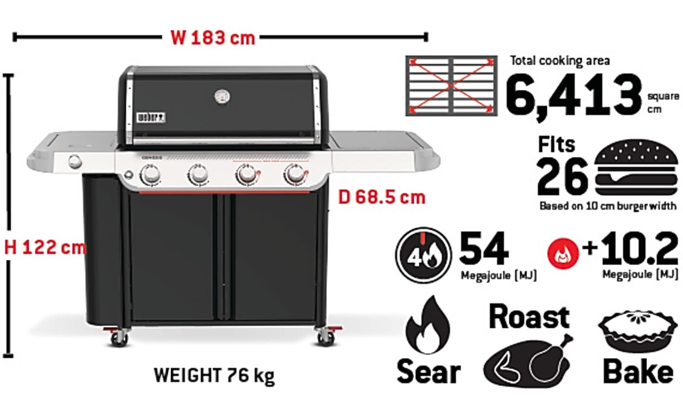 Weber Genesis&reg; SP-435 4-Burner Gas Barbecue (LPG) 1501777