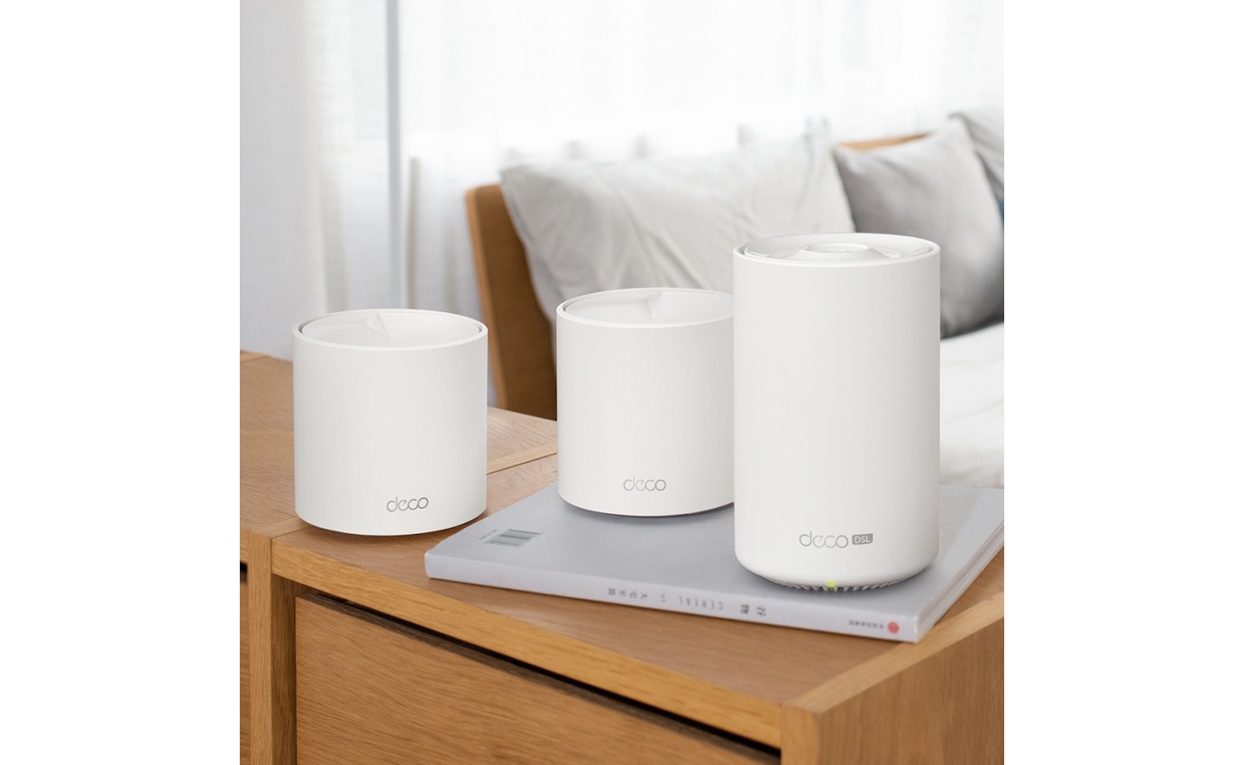 TP-Link Deco X50 AX3000 VDSL Whole Home Mesh WiFi 6 Router (3 Pack) DECOX50DSL3PACK