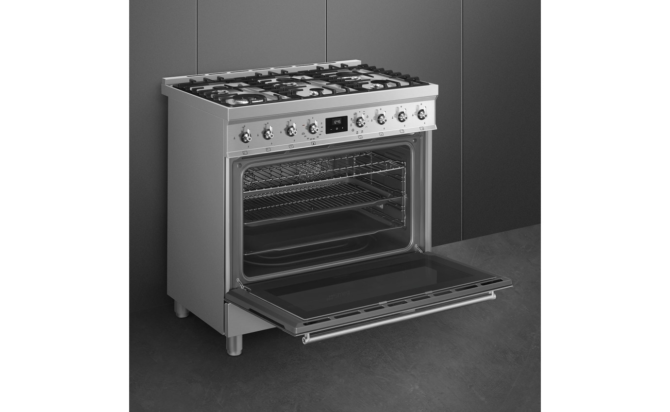 Smeg 90cm Classic Freestanding Cooker CS9GMXA2