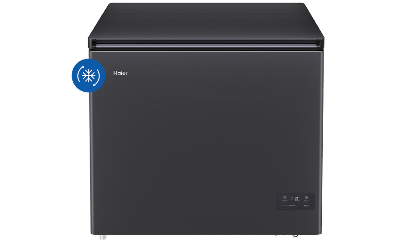 Haier 195L 500 Series Hybrid Frost Free Chest Freezer (Grey) HCF200FI
