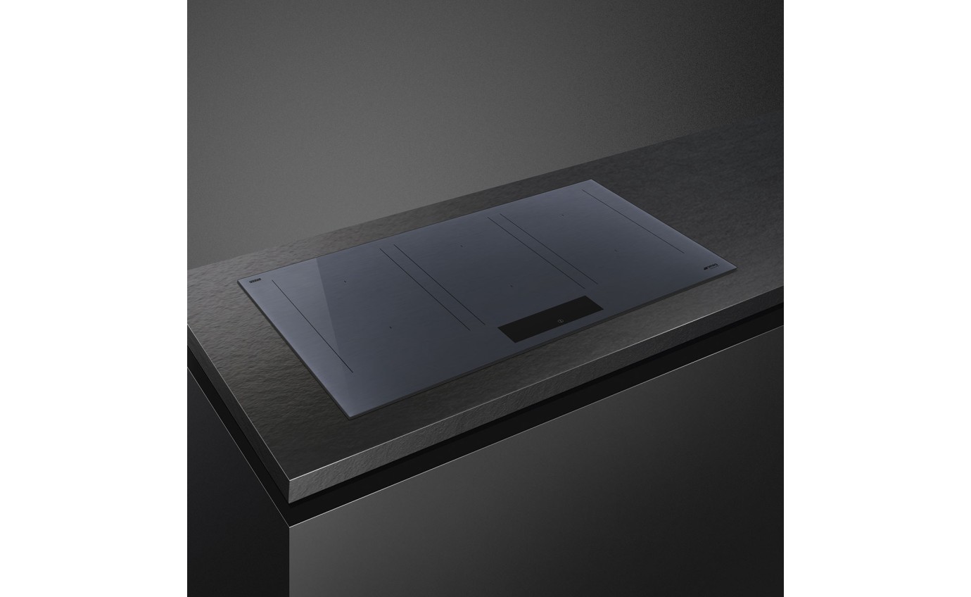Smeg 90cm Linea Induction Cooktop (Neptune Grey) SIM1964DG