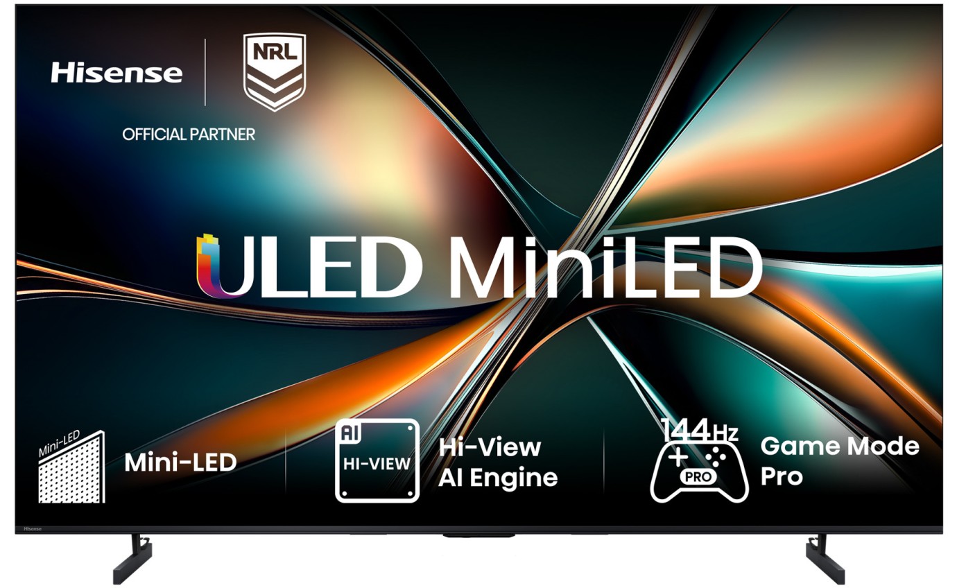 Hisense 65 inch U6QAU Pro ULED Mini LED 4K 144Hz Smart TV 65U6QAUPRO