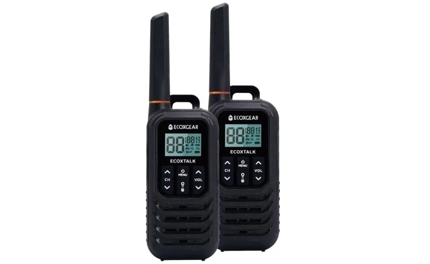 ECOXGEAR ECOXTALK EXG100 1W 7km IP54 Handheld UHF Radio (Twin Pack) EXG1002PK