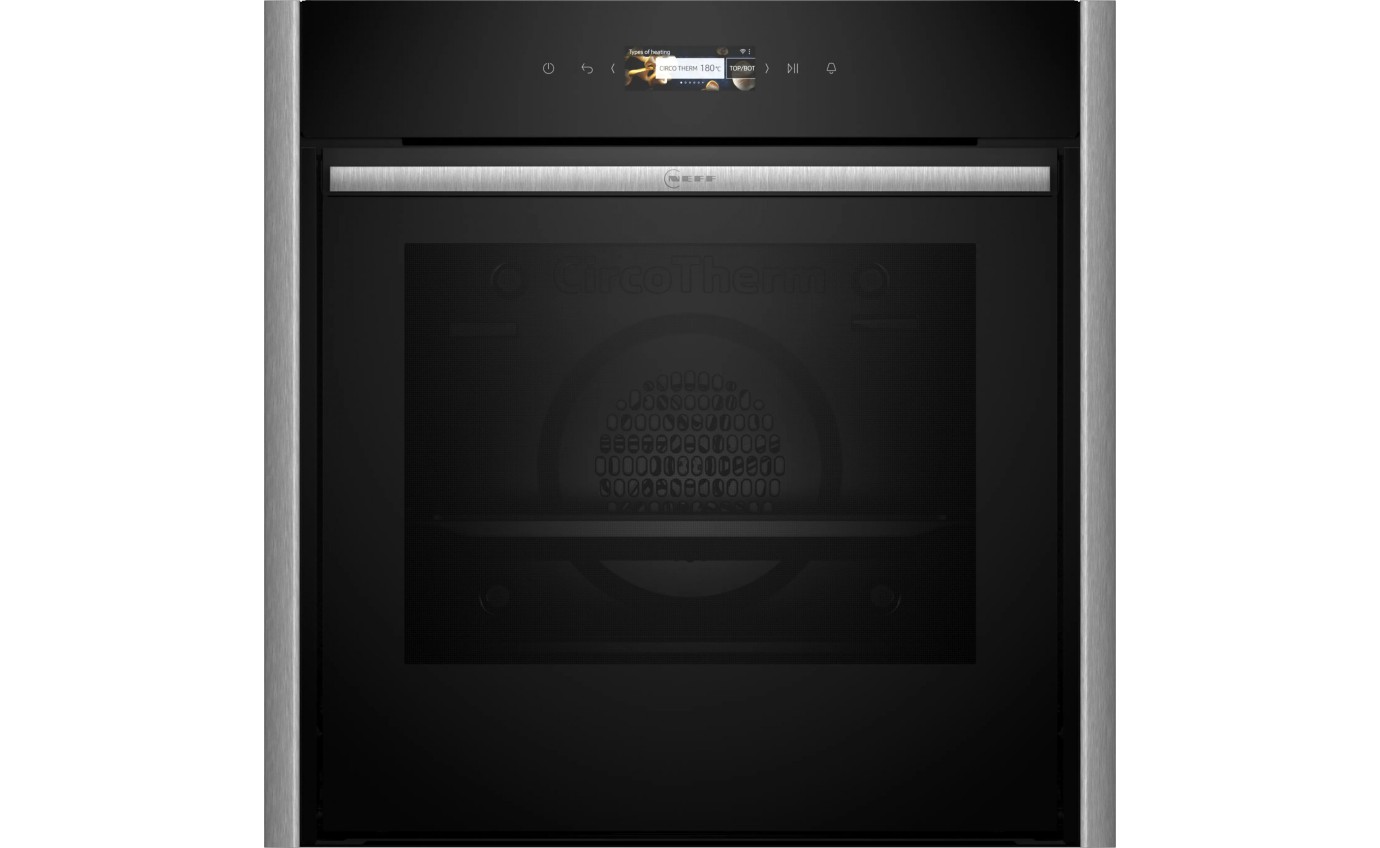 Neff 60cm N 70 Built-in Pyrolytic Oven (Metallic Silver) B59CR72Y0AMS