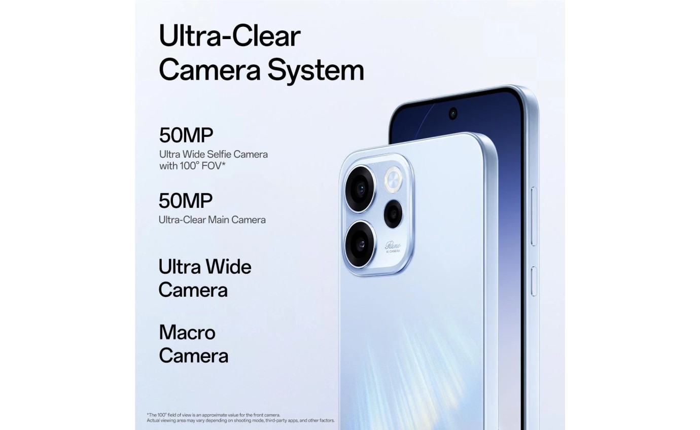 OPPO Reno15 F 5G 256GB (Aurora Blue) P02238801