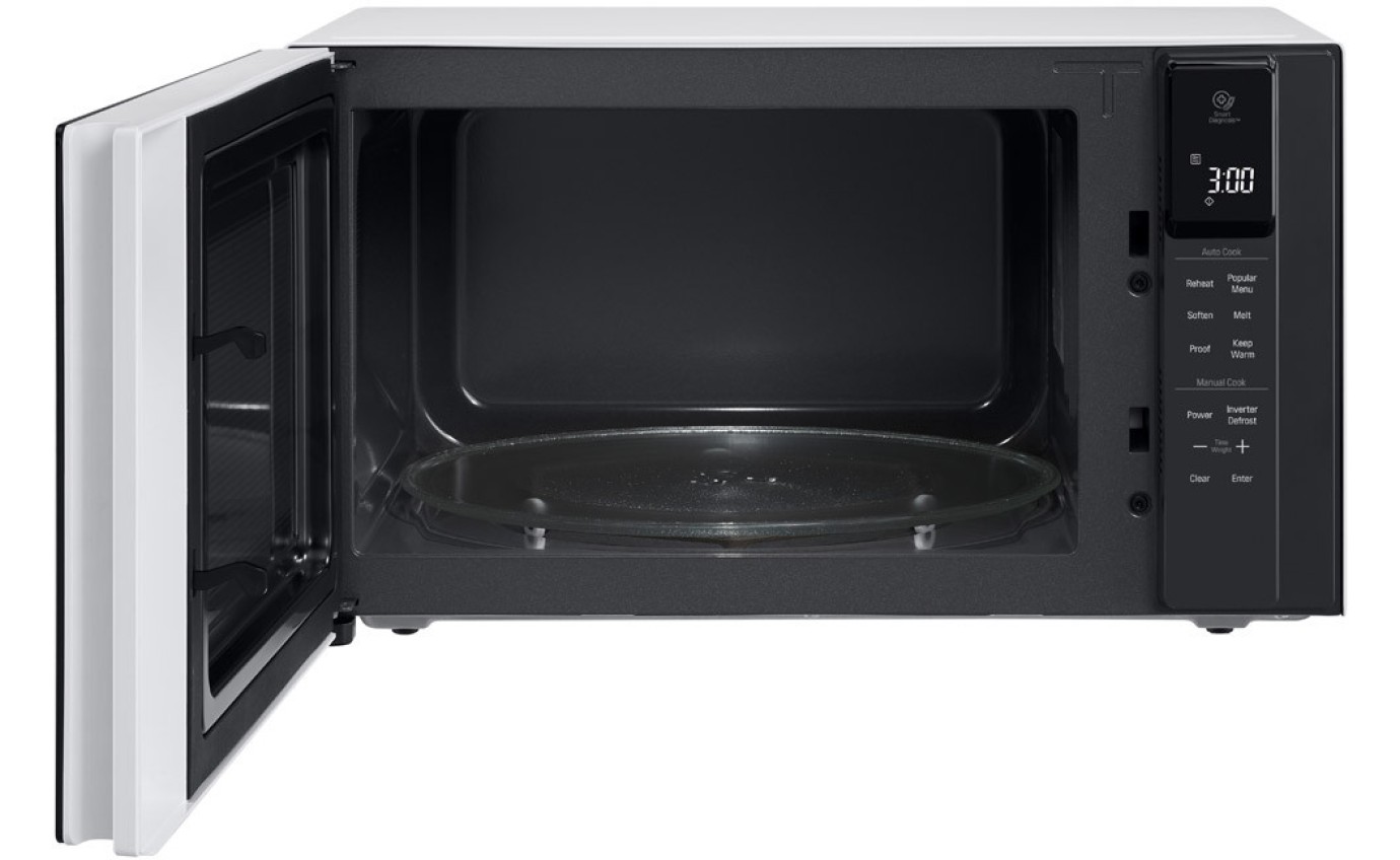 LG 25L 1000W NeoChef Smart Inverter Microwave Oven (White) MS2596OW