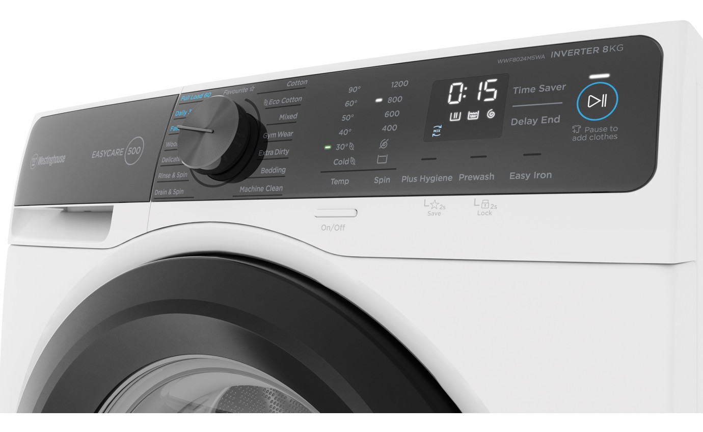 Westinghouse 8kg Front Load Washing Machine WWF8024M5WA