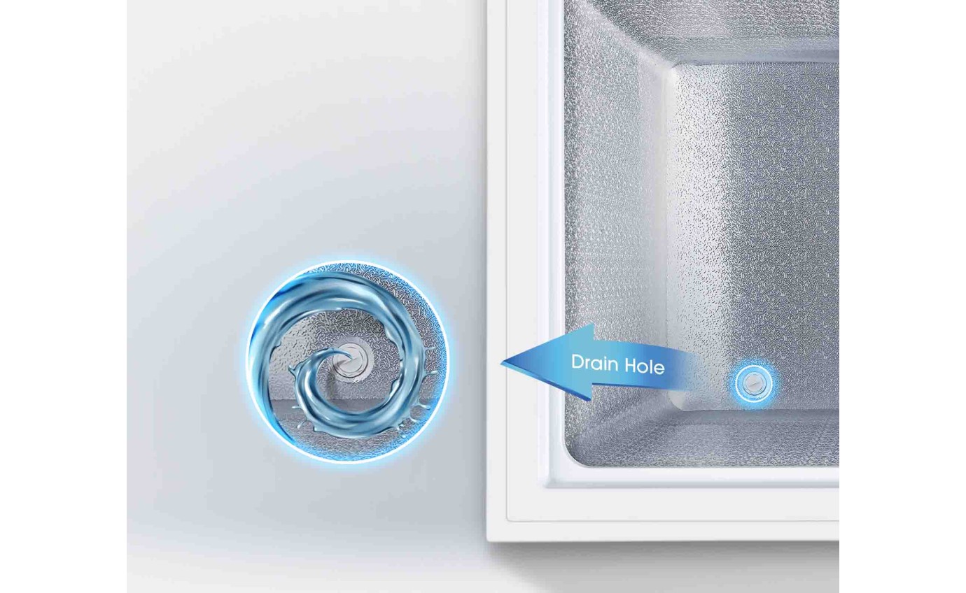 Hisense 200L Hybrid Chest Freezer (White) HRCF201