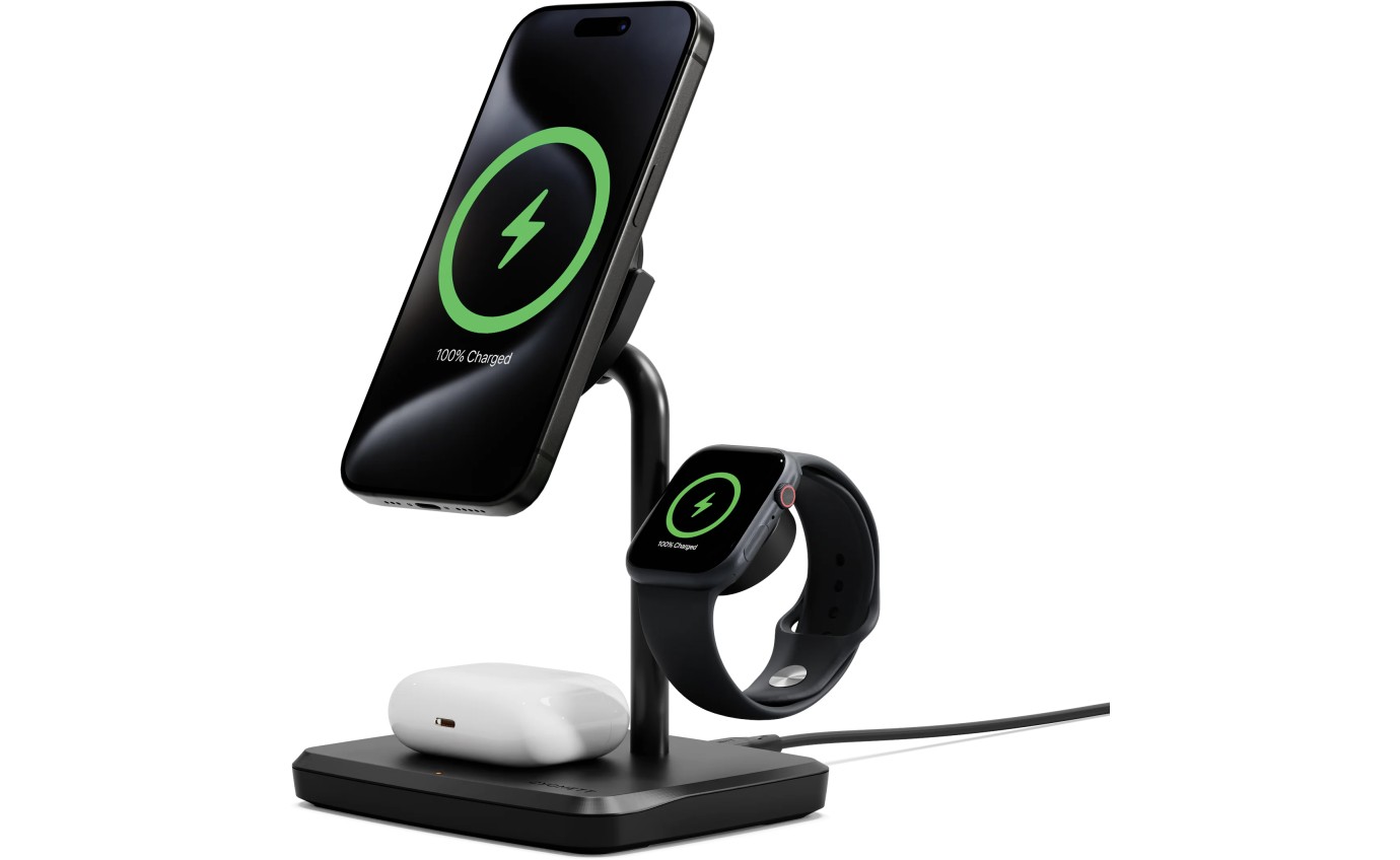 Cygnett ChargeBase 3-in-1 Magnetic Wireless Charger
