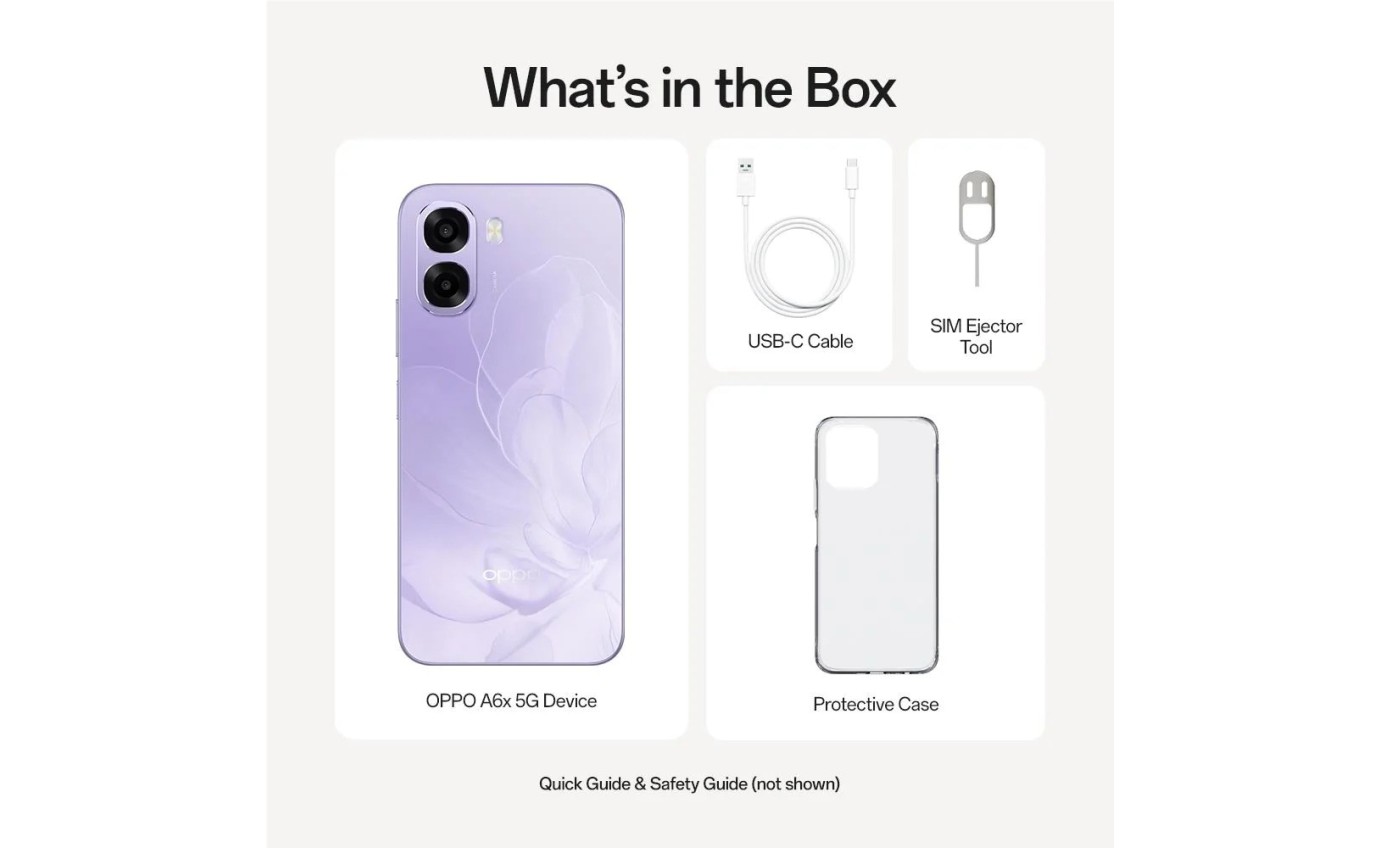 OPPO A6x 5G 128GB (Violet Purple) P02238602