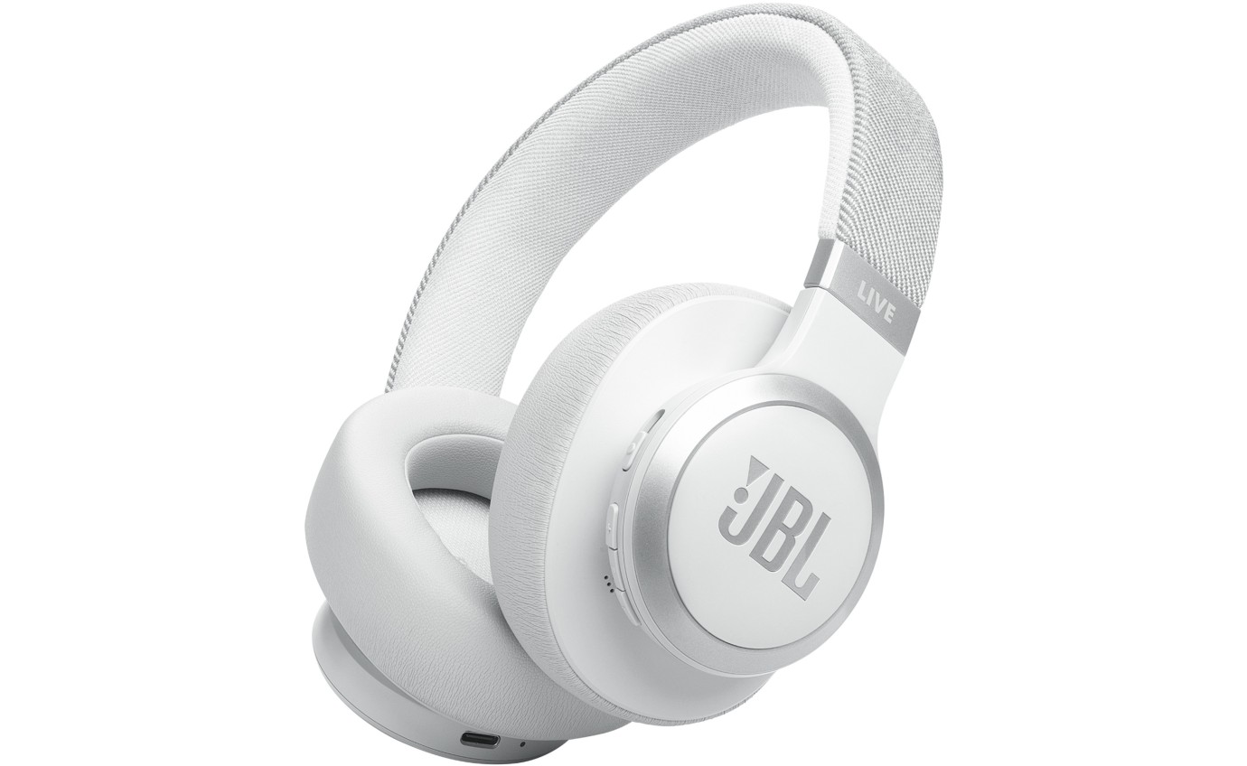 JBL Live 770NC Wireless Headphones (White) JBLLIVE770NCWHT