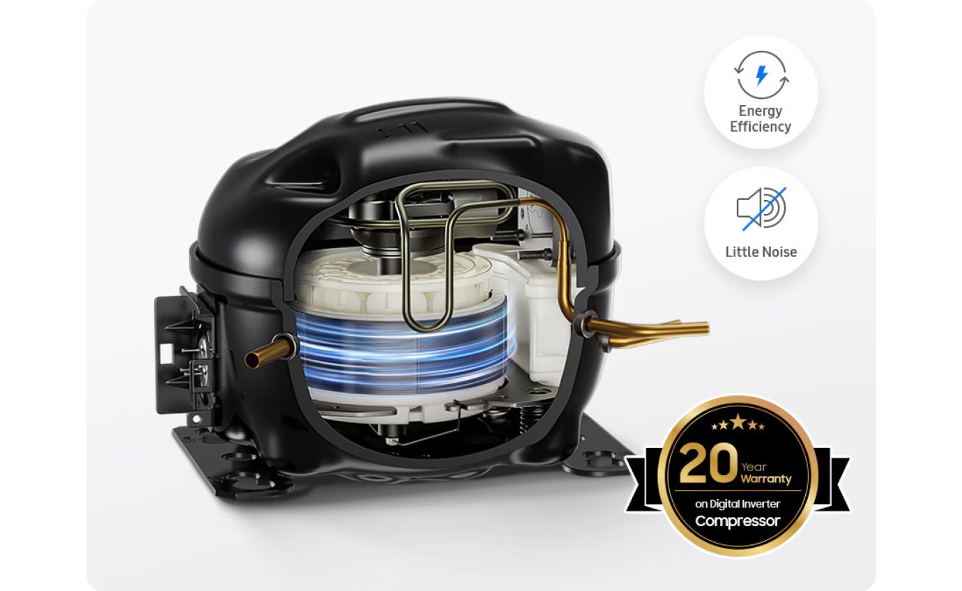 Samsung 655L Smart Side By Side Fridge (Silver) SRS6100S