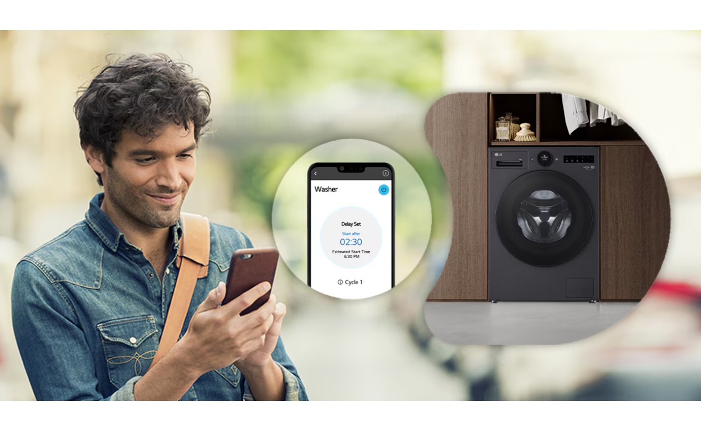 LG 9kg Series 9 Front Load Washing Machine WX91409MB