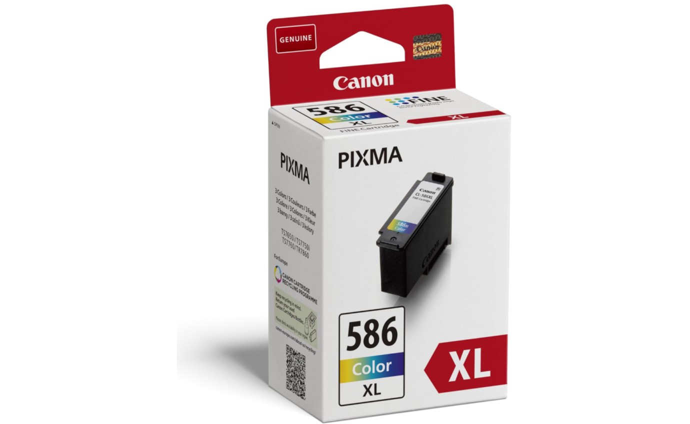 Canon CL-586XL Colour High Yield Ink Cartridge CL586XL