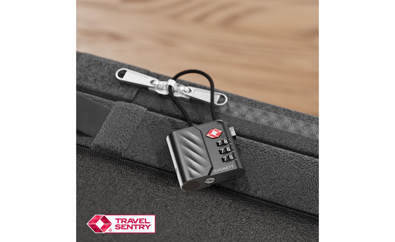 Cygnett Voyager Bluetooth&reg; TravelTag TSA Lock with USB-C Recharging 11901339043