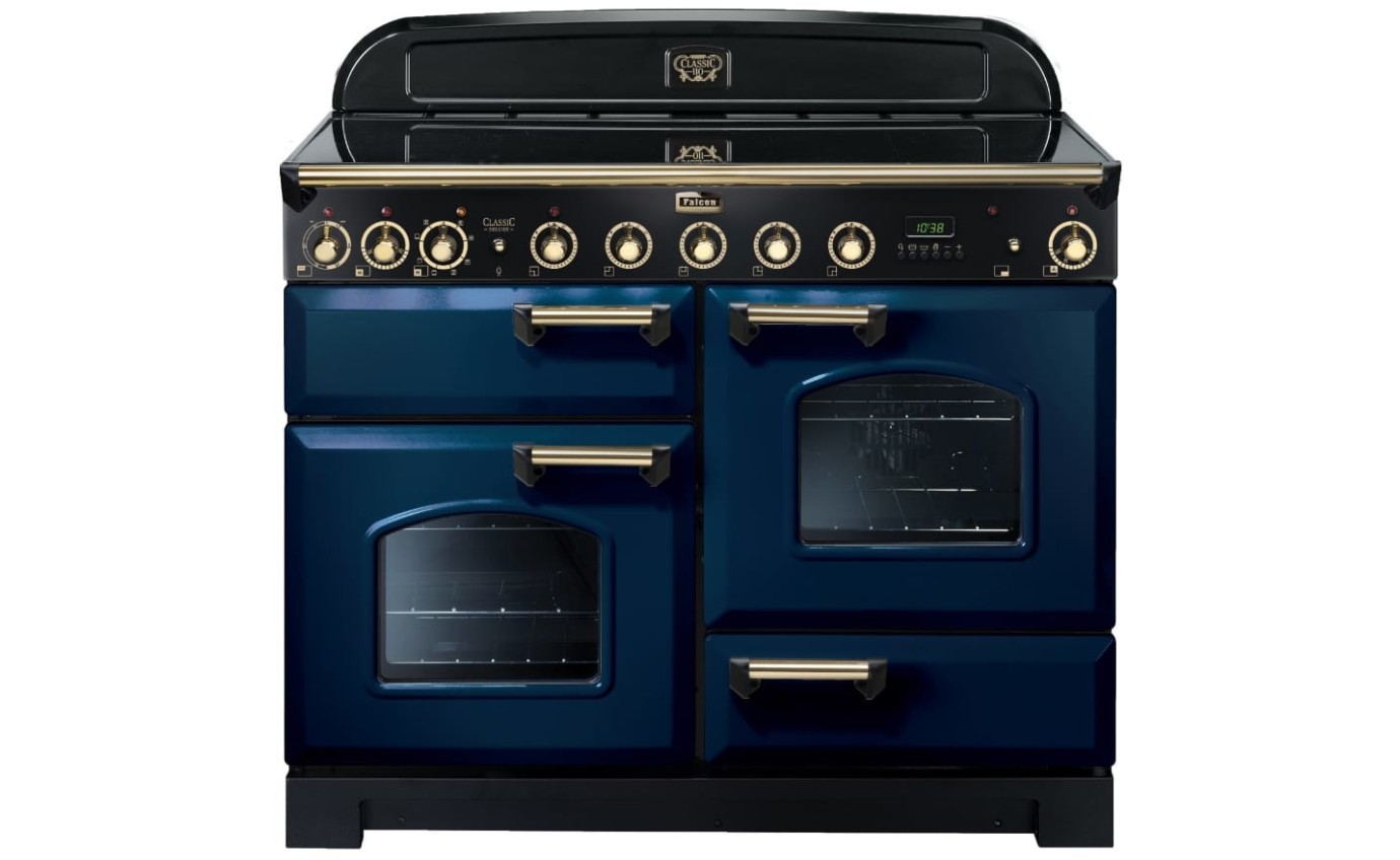 Falcon 110cm Classic Deluxe Induction Cooker (Royal Blue/Brass) CDL110EIRBBR
