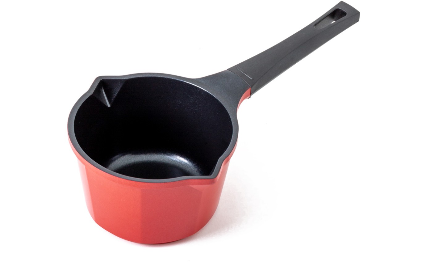 Neoflam 14cm Venn Milk Pan Non-Induction Red CVM14R