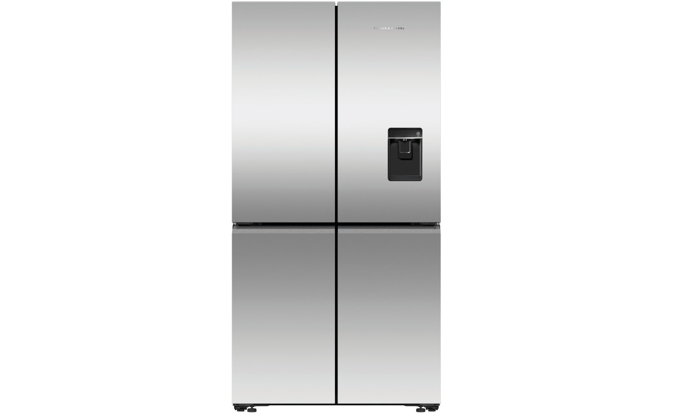 Fisher & Paykel 538L Series 7 Quad Door Refrigerator Freezer, Ice & Water RF605QNUVX1