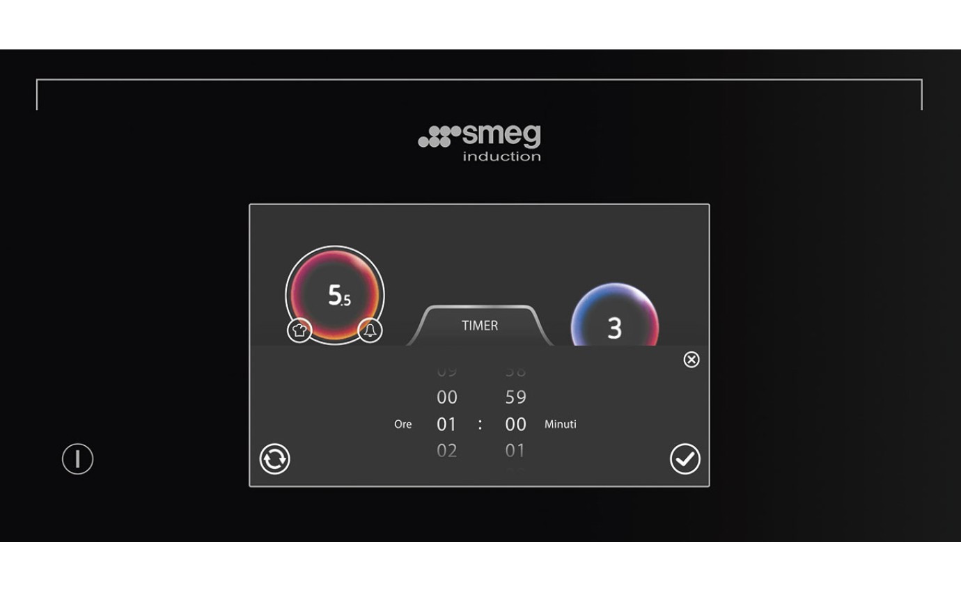 Smeg 90cm Induction Cooktop (Black) SIA1963D