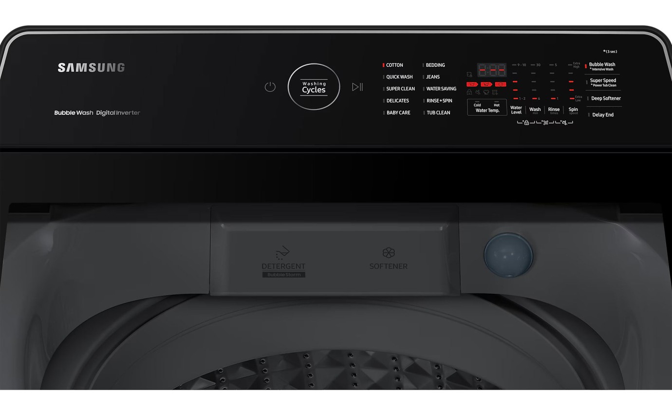 Samsung 9kg Top Load Washing Machine (White) WA90CG6745BW