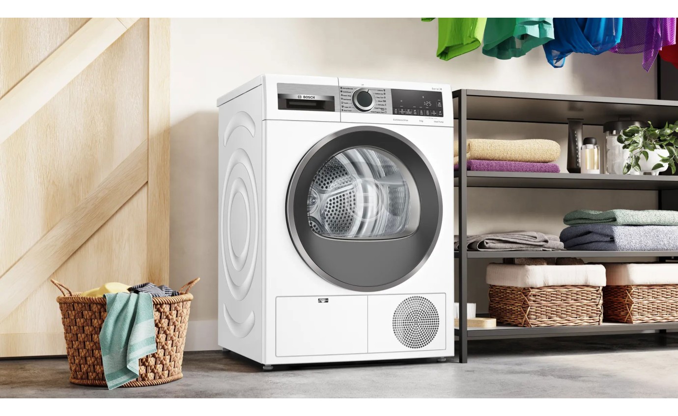 Bosch 9kg Series 8 Heat Pump Tumble Dryer WQG24201AU