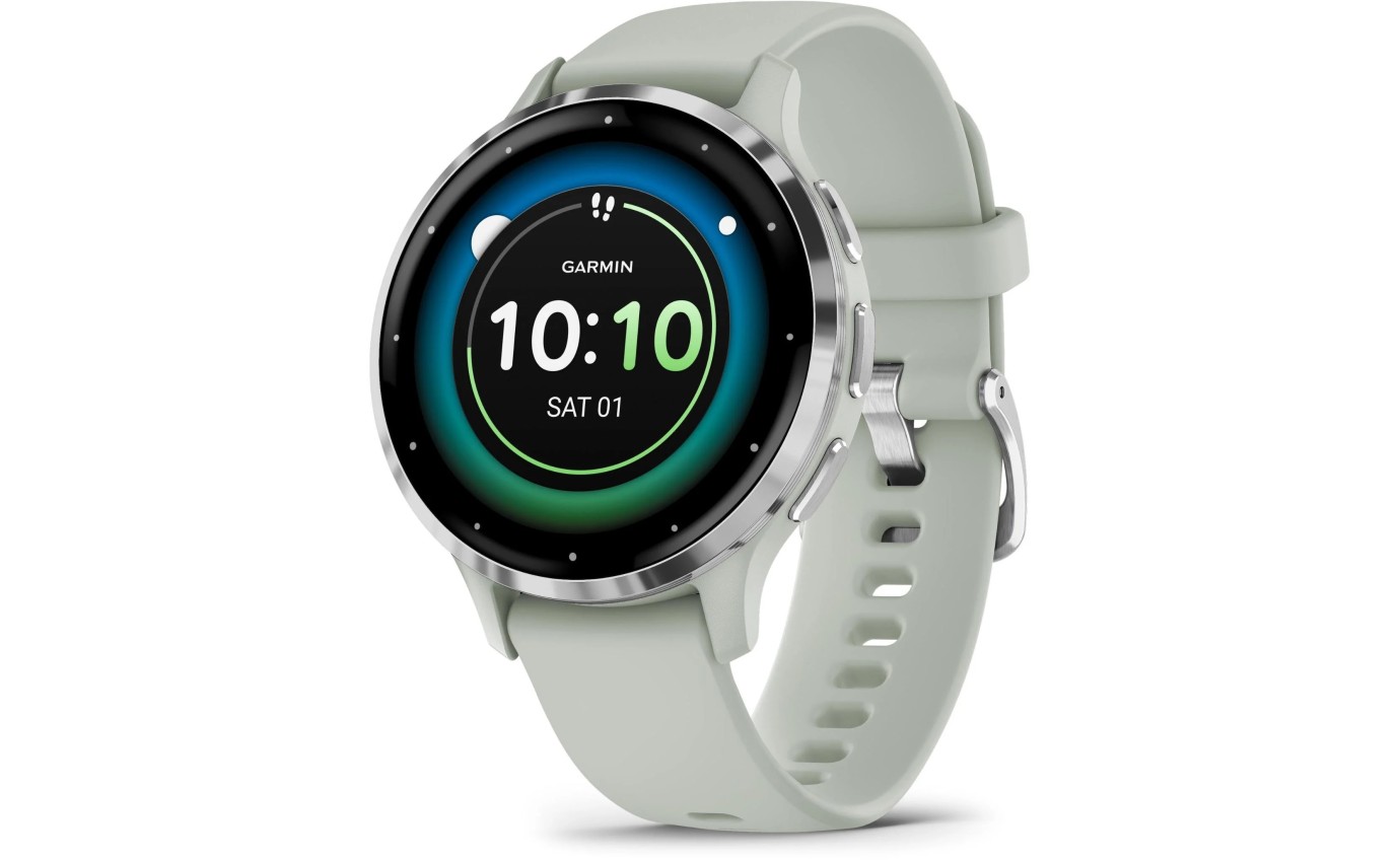 Garmin Venu&reg; 3S Smartwatch (Silver/Sage Grey) 0100278501