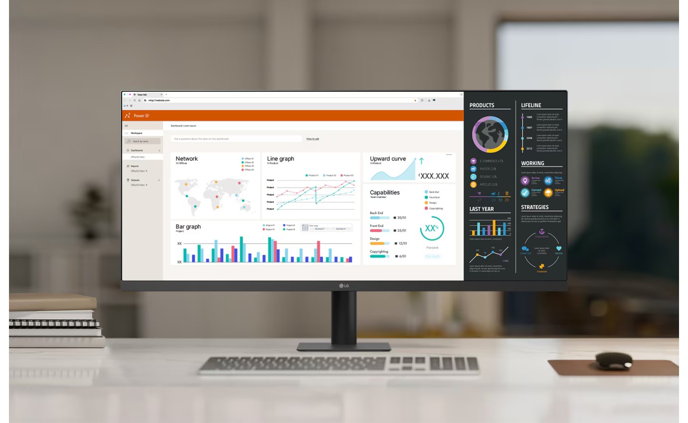 LG 34 inch UltraWide&trade; 21:9 WFHD IPS Monitor 34U511ABAAU