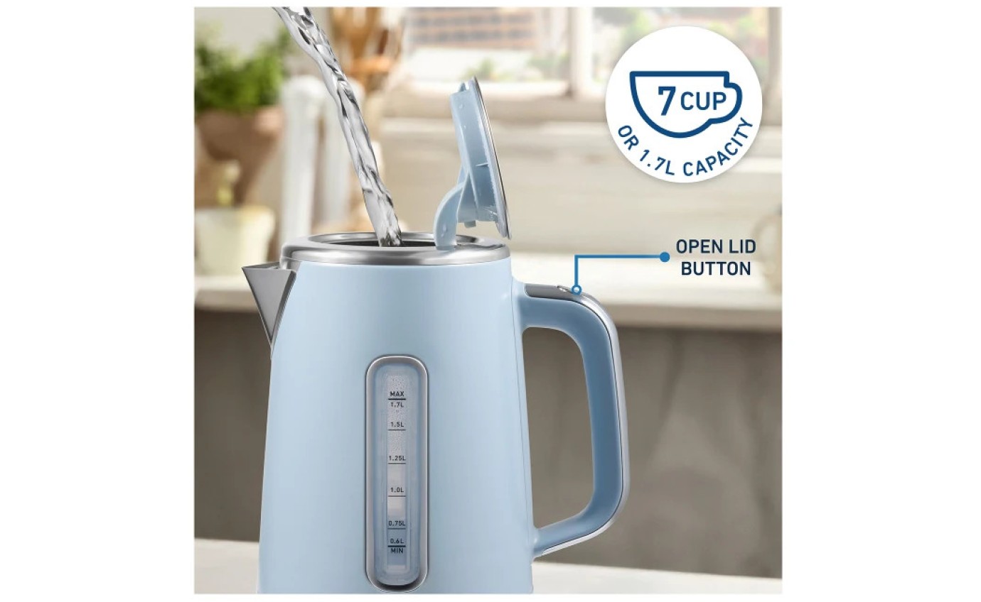 Sunbeam French Riviera Collection 1.7L Kettle (Morning Haze) KEM8107BL