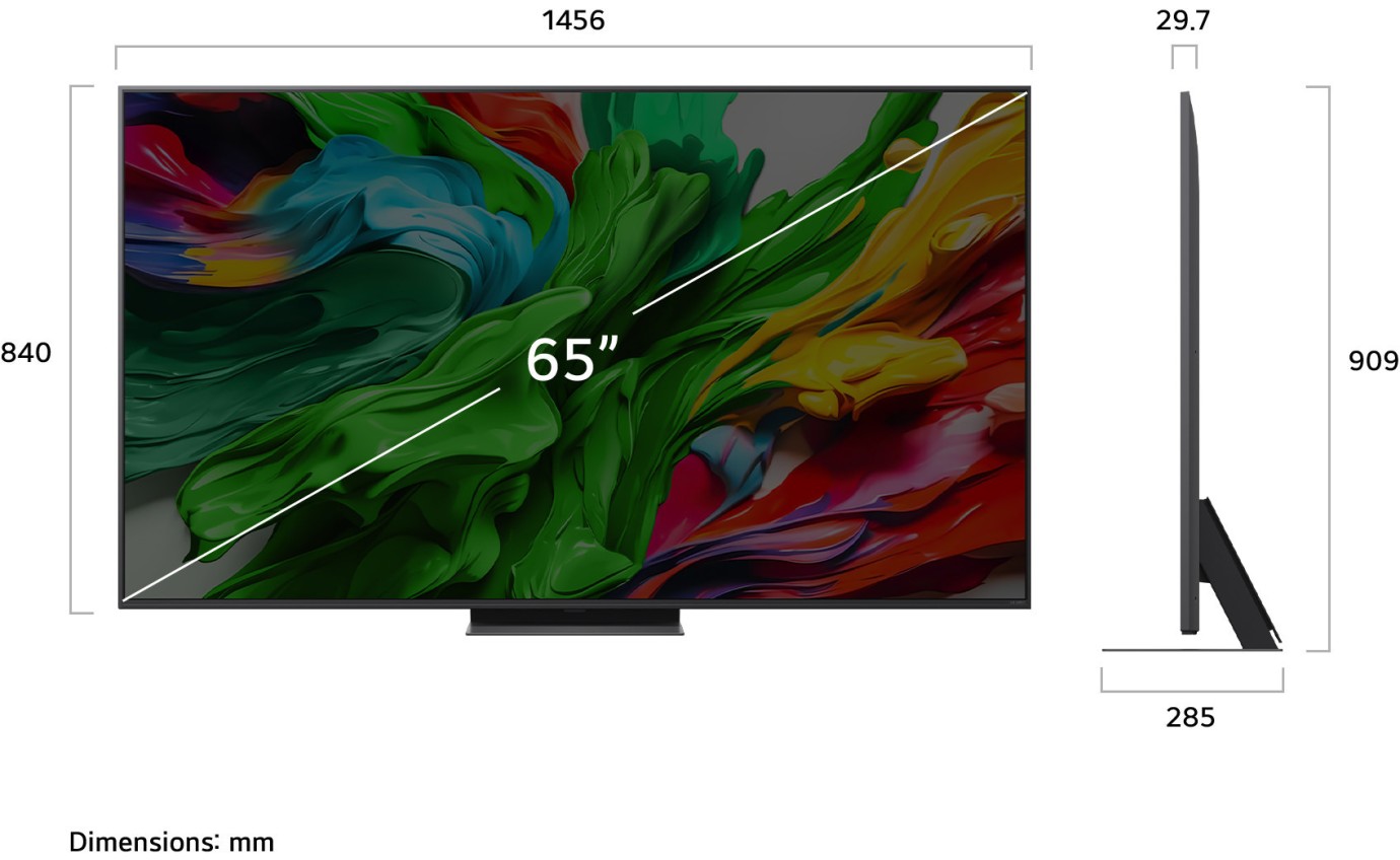 LG 65 inch QNED86A evo AI Mini LED UHD 4K Smart TV 65QNED86ASA