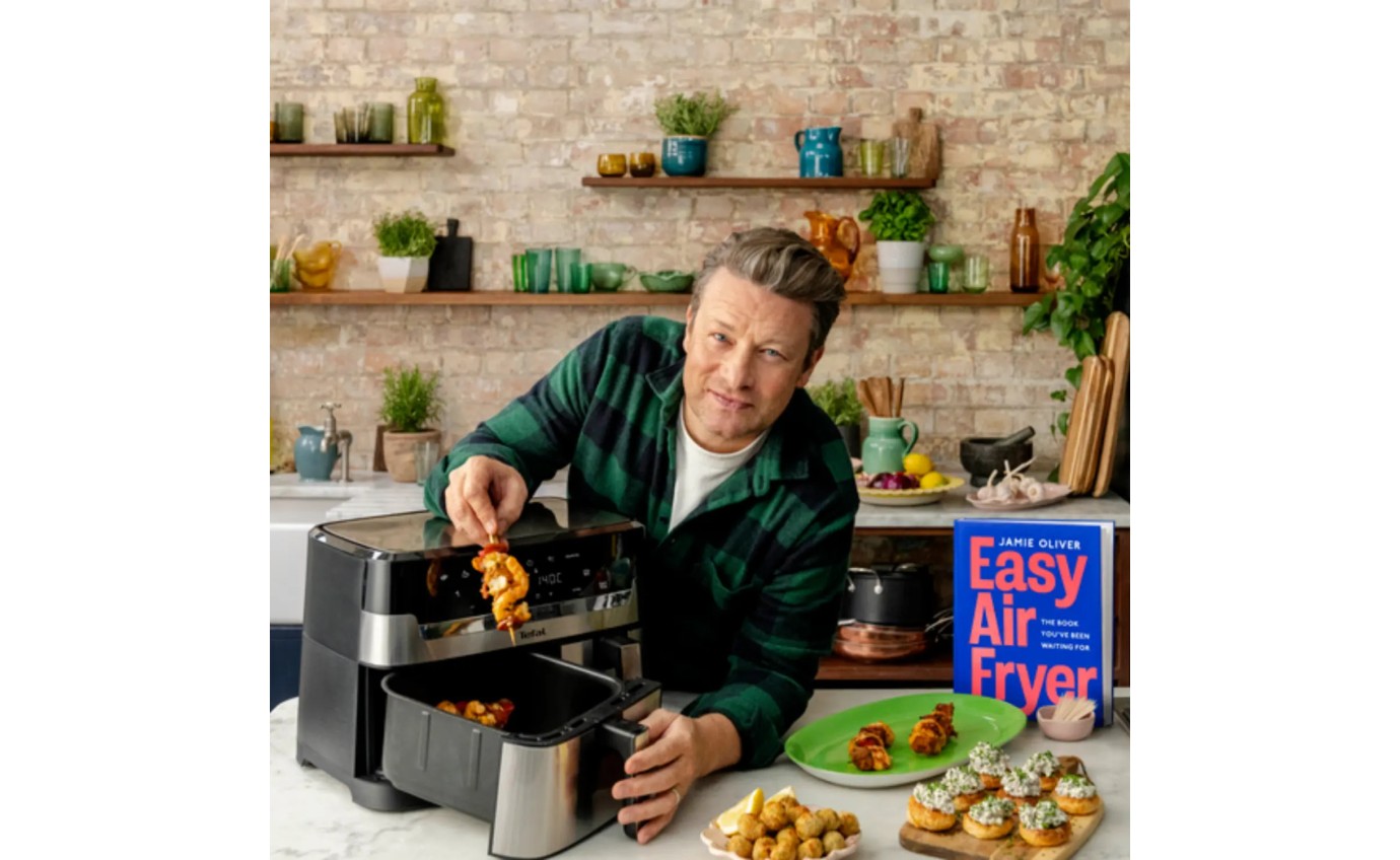 Tefal Jamie Oliver Dual Easy Fry Air Fryer 8.3L EY905J