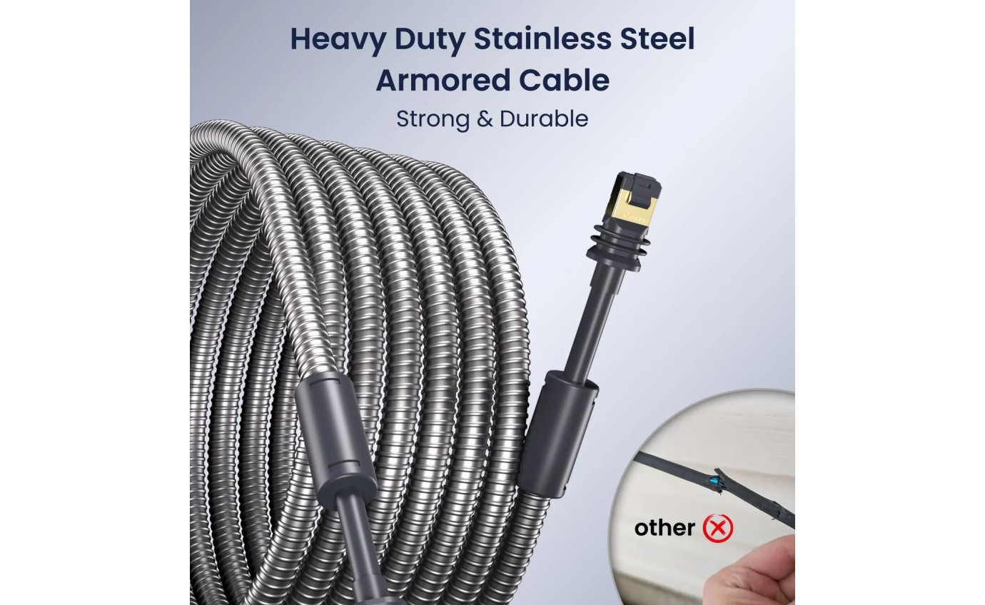 Stargear Gen3 HD Armored Cable Starlink Standard (15m) SG150RJ45HDA