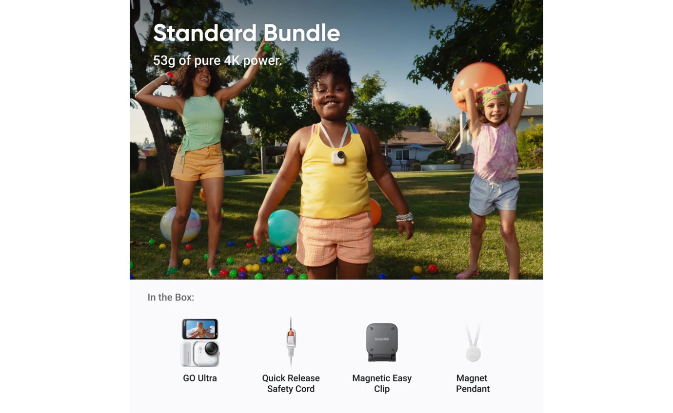 Insta360 GO Ultra Standard Bundle (White) INSTAGOULTRAW