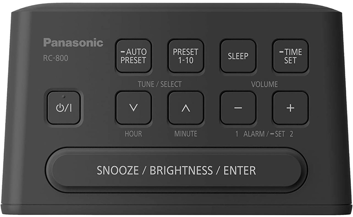 Panasonic FM Clock Radio RC800GNK