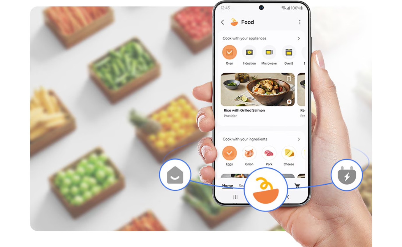 Samsung 655L Smart Side By Side Fridge (Silver) SRS6100S