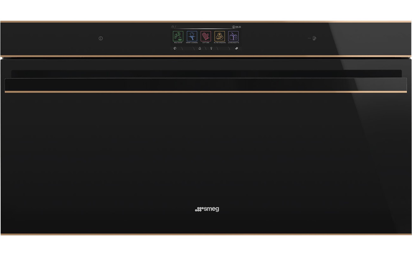 Smeg 90cm Dolce Stil Novo Thermoseal Pyrolytic Oven with Touch Control - Copper SFPR9606WTPNR