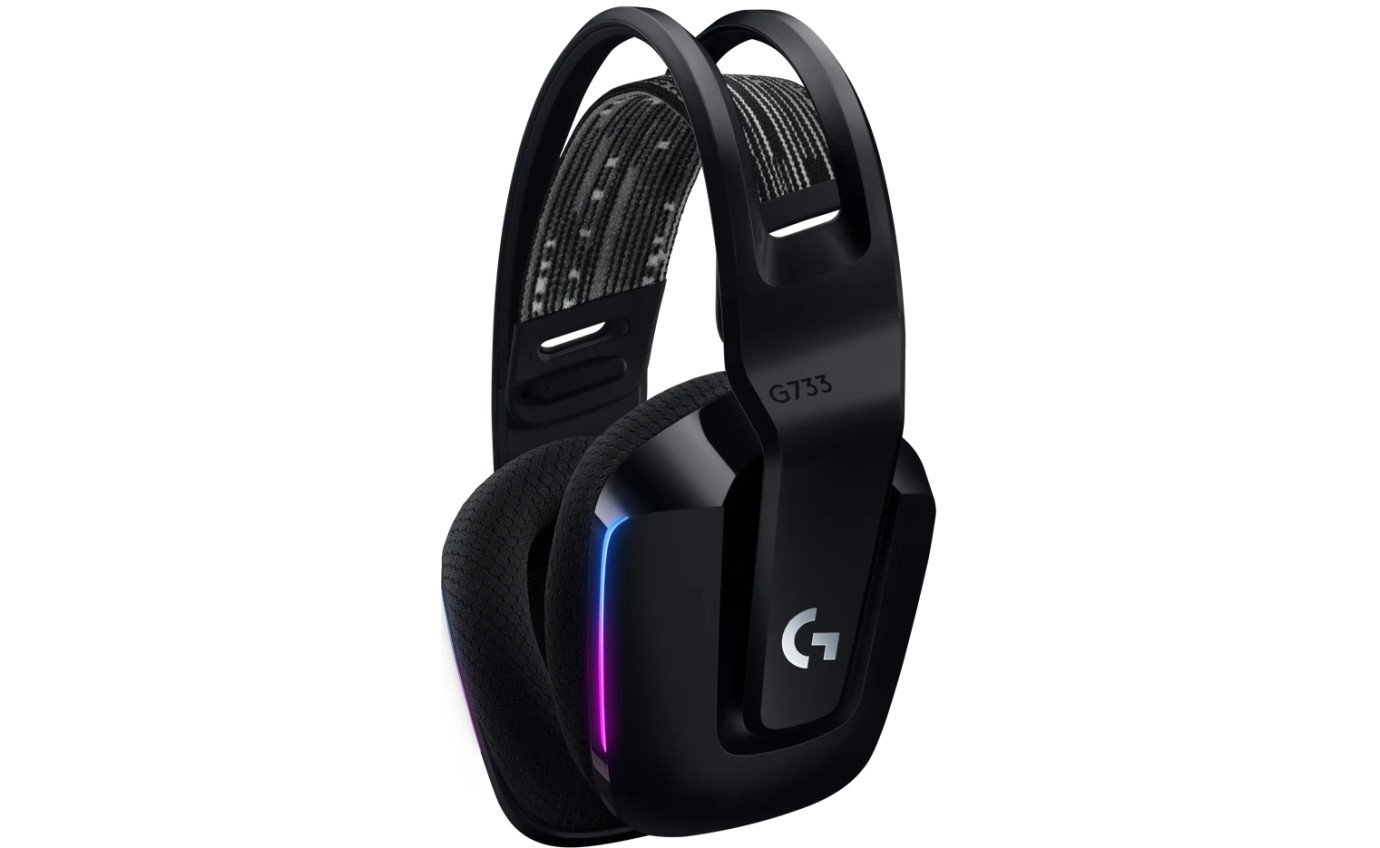 Logitech G G733 Lightspeed Wireless RGB Gaming Headset (Black) 981000867