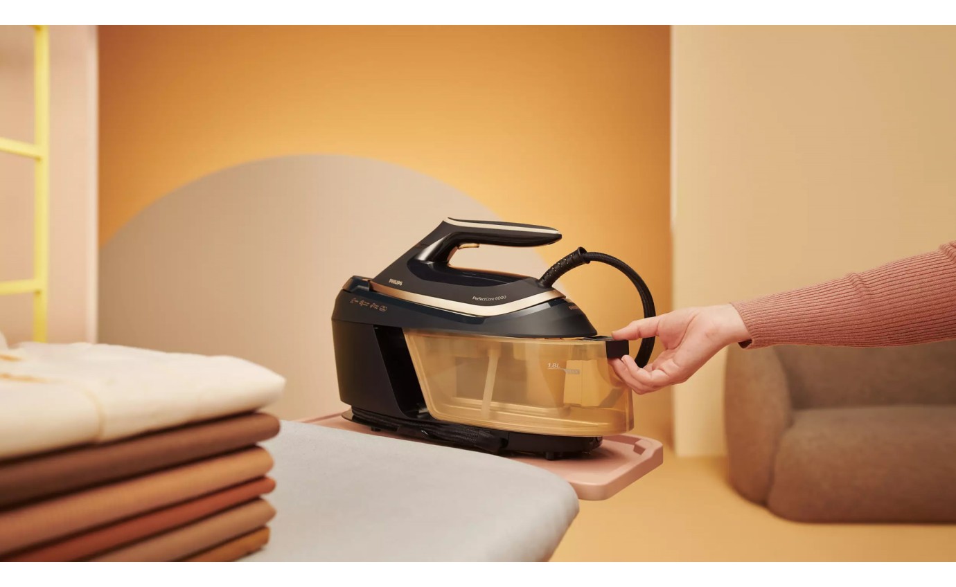 Philips PerfectCare 6000 Series Steam Generator Iron (Black/Gold) PSG606480