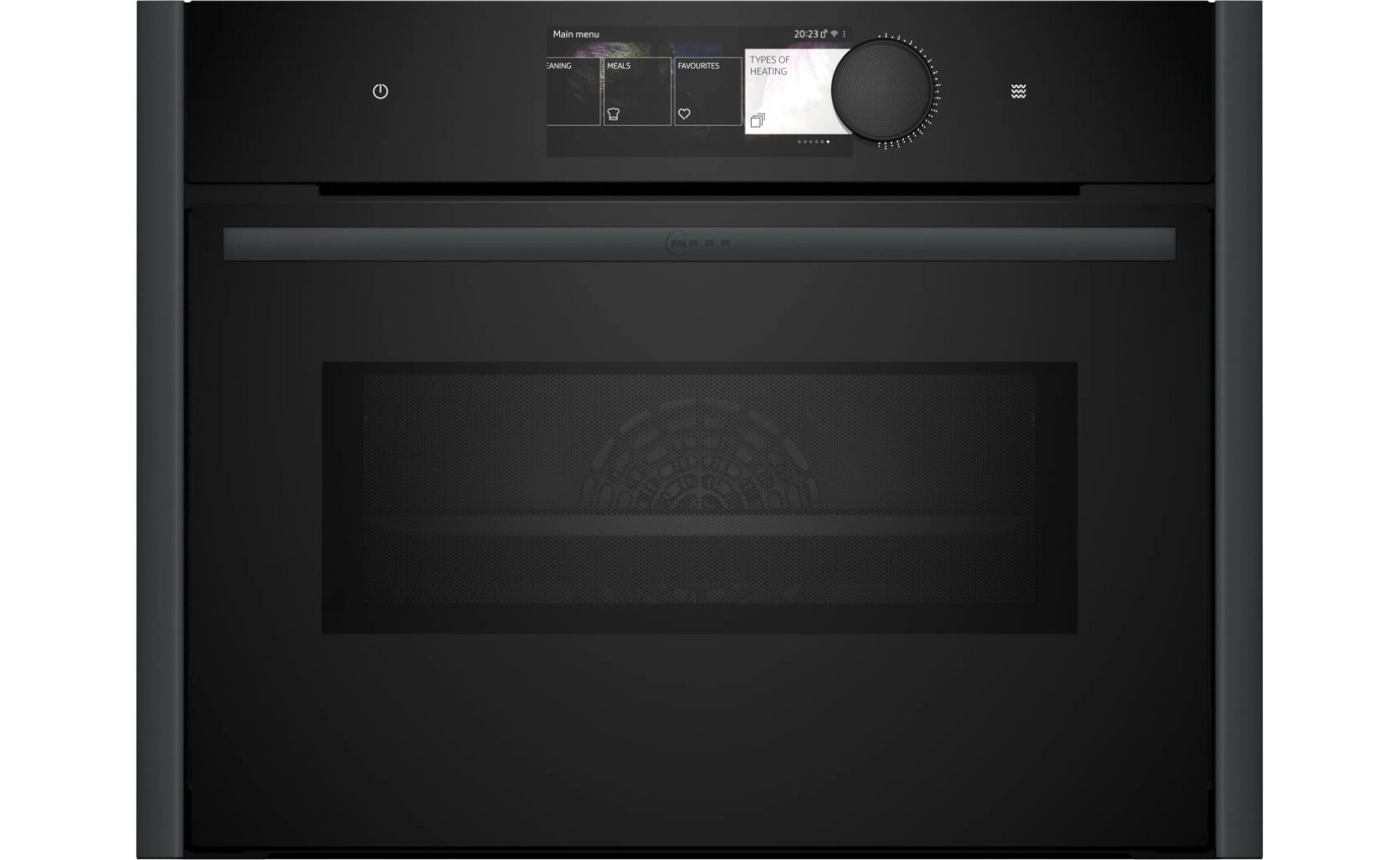 Neff 45cm N 90 Built-in Compact Oven with Microwave Function (Anthracite Grey) C29MY7MY0AG