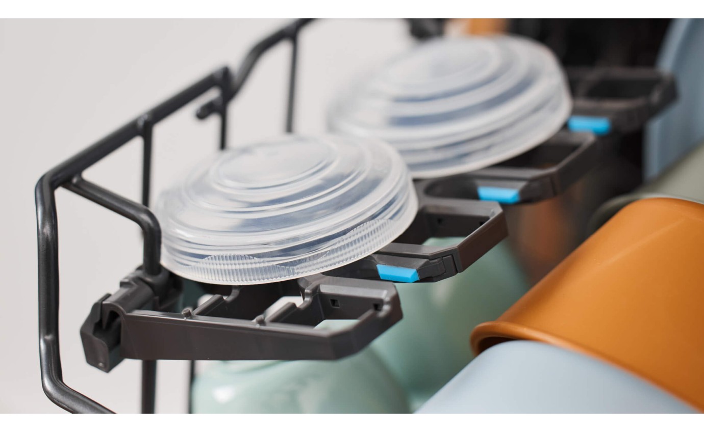 Haier 60cm Built-under Dishwasher with Steam Sanitise (Black) HDW15U3B1