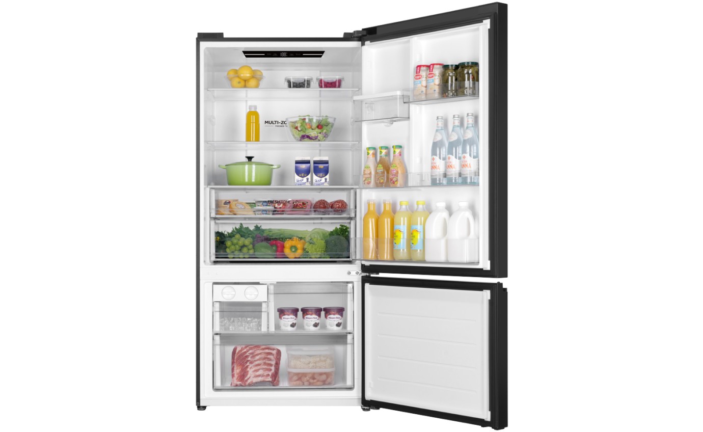 Haier 514L 500 Series Refrigerator Bottom Freezer (Black) HRF510BHC